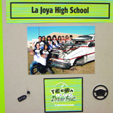 La Joya High School scrapbook cover.