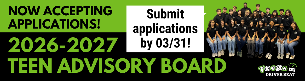 Now accepting applications for the 2026-2027 Teen Advisory Board. Apply by March 31, 2026!