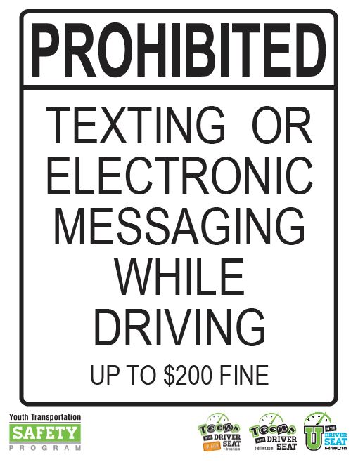 prohibited TX phone use ban 2017
