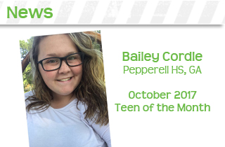 baily cordle october teen of the month
