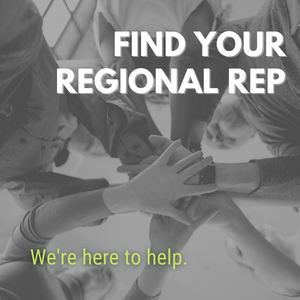 Find your regional rep - we're here to help
