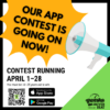 Our app contest is going on now!