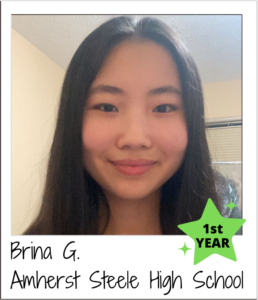 Brina Amherst Steele HS - 1st Year on the board
