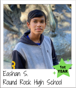 Eashan Round Rock HS - 1st Year on the board