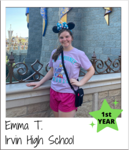 Emma - Irvin HS - 1st Year on the board