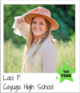 Laci Cayuga HS - 1st Year on the board