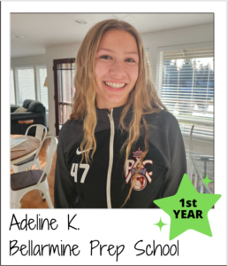 Adeline K. Bellarmine Prep School - 1st Year