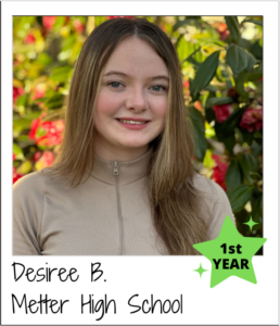 Desiree B. Metter High School - 1st Year