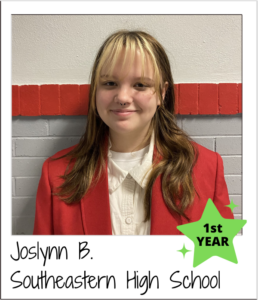 Joslynn B. Southeastern High School - 1st Year