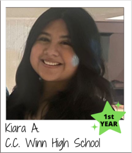 Kiara A. C.C. Winn High School - 1st Year