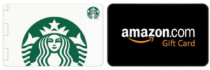 Starbucks and Amazon