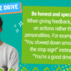 Image with teen and tip: Take your time. When emotions run high, it’s okay to pause the lesson and return to driving another day. Progress matters more than speed.