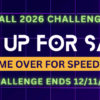 Fall 2026 Challenge - Level up for Safety - game over for speeding. Challenge ends 12/11/26